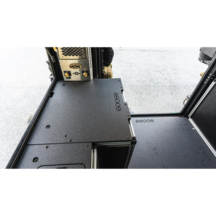 Alu-Cab Canopy Camper V2 - Ford Ranger 2019-2023 4th Gen. - Rear Double Drawer Module - 6' Bed