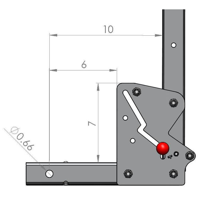 Chuck Rack Full-Tilt BASE Post