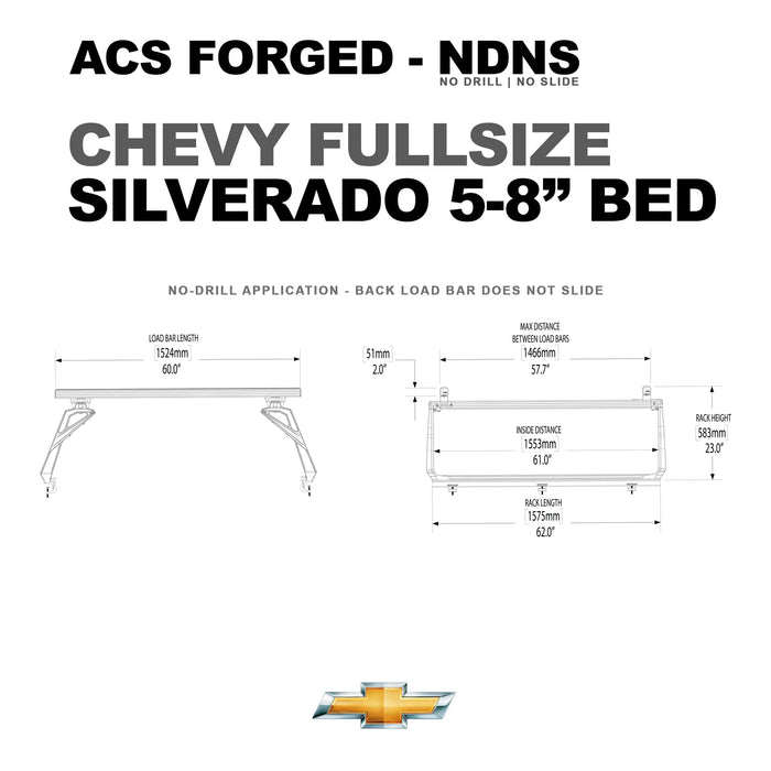 Leitner Designs Active Cargo System - Forged No Drill - Chevrolet