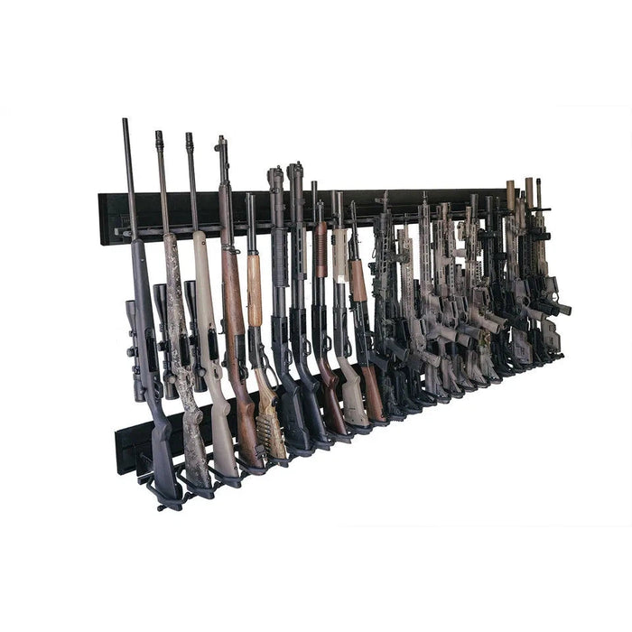 Hold Up Displays HD108-B The Ultimate Rifle Rack Slatwall Display Package - Ironclad Sentry