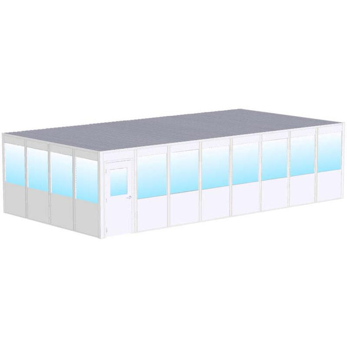 National Partitions Modular Cleanroom 16x32x10-high
