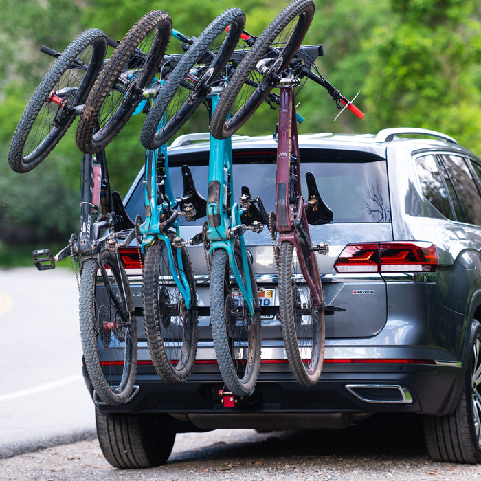 Chuck Rack 4-Bike Vertical Rack W/ Full Tilt BASE Post