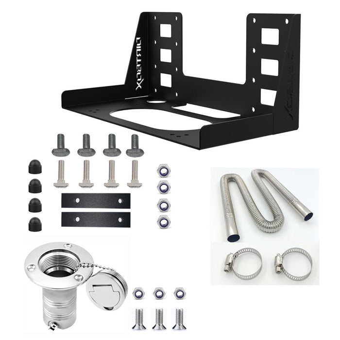Dirtbox Overland Diesel Heater Mount & Exhaust Relocation Kit