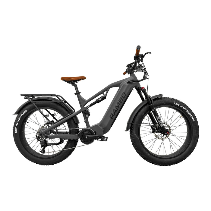 Rambo Bikes 1000W Dominator HD Full Suspension Electric Bike