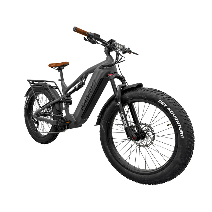 Rambo Bikes 1000W Dominator HD Full Suspension Electric Bike