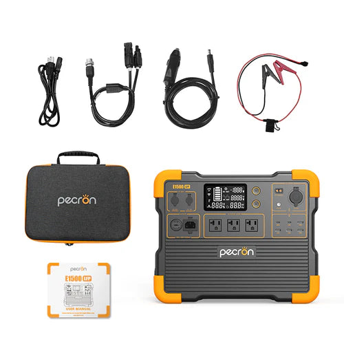 Pecron E1500LFP Expandable Portable Power Station 2200W 1536Wh