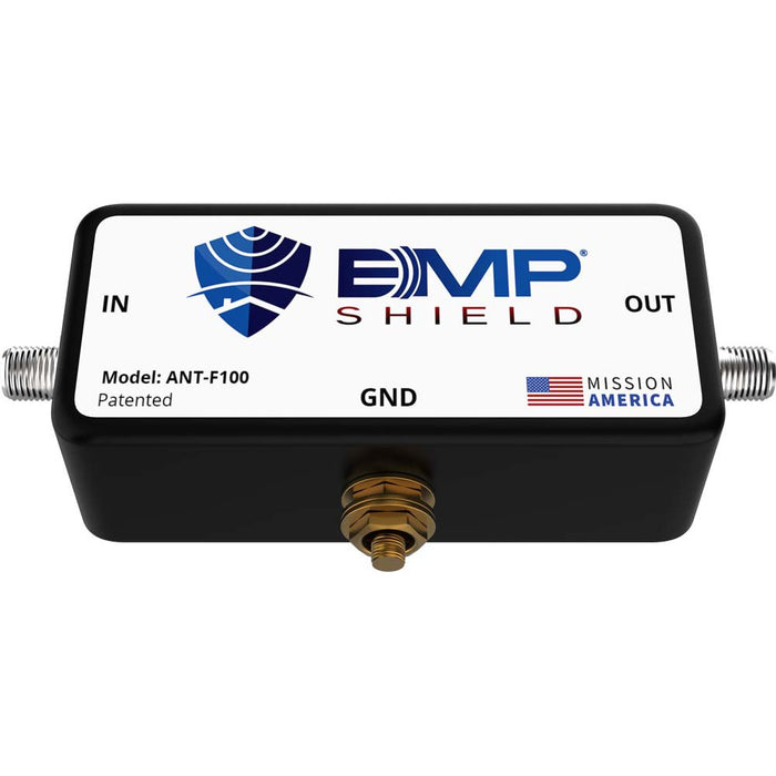 EMP Shield - HF/VHF/UHF Radio EMP Protection up to 200 Watts with F-Connectors (ANT-100-F)