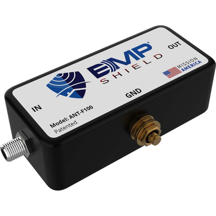 EMP Shield - HF/VHF/UHF Radio EMP Protection up to 200 Watts with F-Connectors (ANT-100-F)