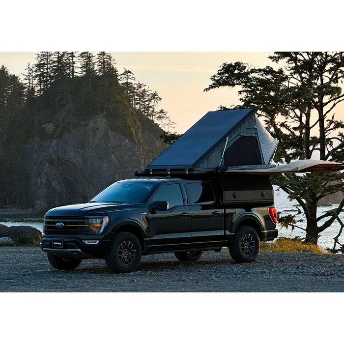 Dirtbox Overland Canopy Camper – Modular Truck Camper Shell / Topper for Mid-Size & Full-Size Trucks (Tacoma, Rivian, Tundra, F-150, Quatermaster, Gladiator, Ram, Silverado)