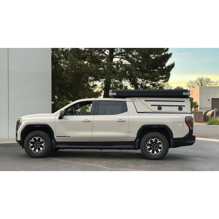 Dirtbox Overland GMC Sierra EV & Chevy Silverado EV Pass-Through Canopy Camper