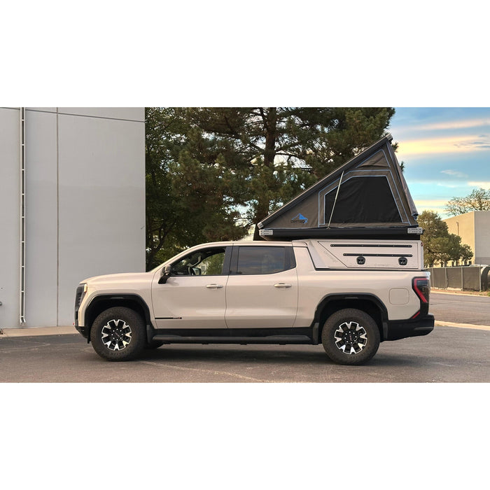 Dirtbox Overland GMC Sierra EV & Chevy Silverado EV Pass-Through Canopy Camper