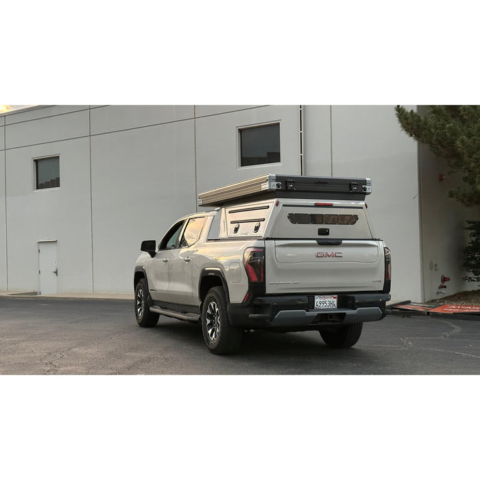 Dirtbox Overland GMC Sierra EV & Chevy Silverado EV Pass-Through Canopy Camper