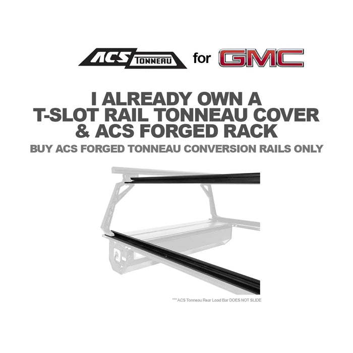 Leitner Designs ACS Forged Tonneau - Rails Only - GMC