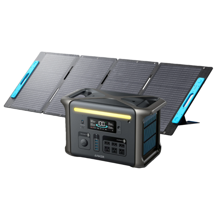 Anker SOLIX F1500 Solar Generator - 1536Wh | 1800W | 200W Solar Panel