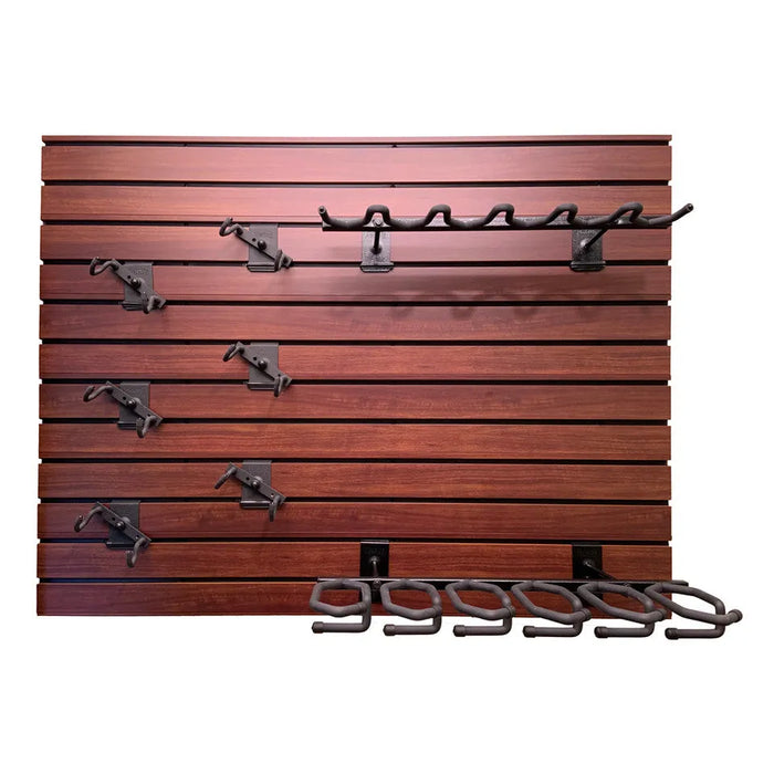 Hold Up Displays HD103-BW Gun Wall Bundle, Black Walnut