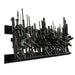 Hold Up Displays HD108-B The Ultimate Rifle Rack Slatwall Display Package - Ironclad Sentry