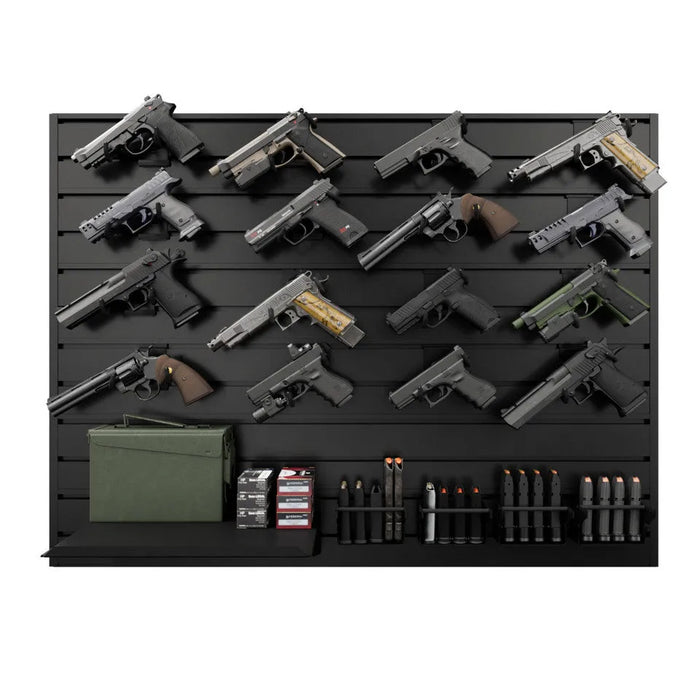 Hold Up Displays HD109 16 Pistol Gun Wall Bundle