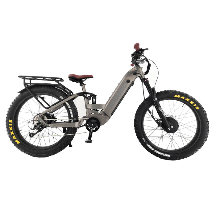 Rambo Bikes Hellcat 1000W AWD Full Suspension Electric Hunting Bike