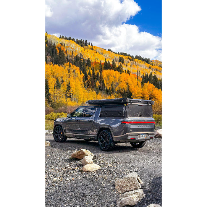 Dirtbox Overland Rivian R1T Canopy Camper & Topper | DirtBox Overland
