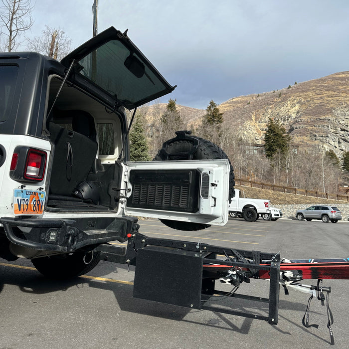 Chuck Rack PREORDER Chuck Bucket Hitch-Mounted Ski & Snowboard Carrier