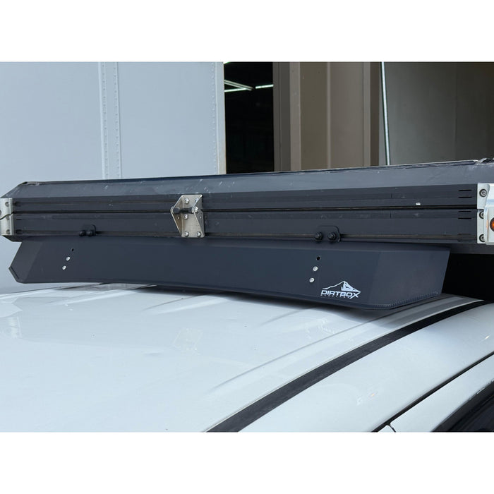 Dirtbox Overland Canopy Camper Wind Deflector – All Aluminum, Noise Reduction, Easy Self-Install