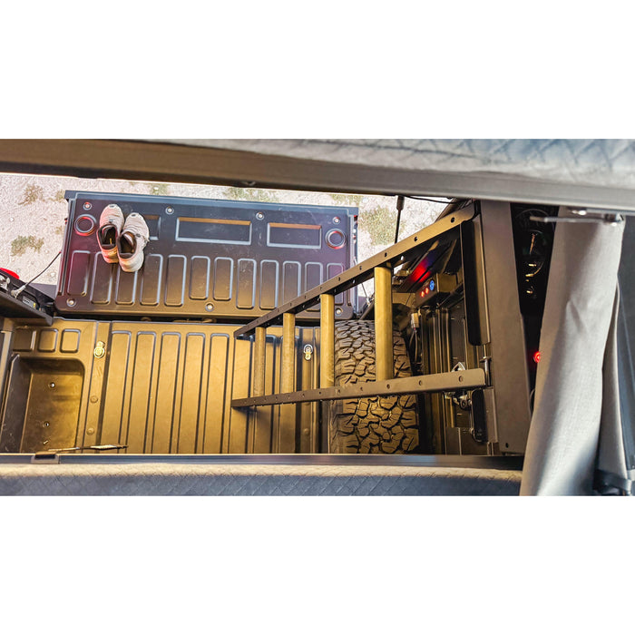 Dirtbox Overland Canopy Camper – Modular Truck Camper Shell / Topper for Mid-Size & Full-Size Trucks (Tacoma, Rivian, Tundra, F-150, Quatermaster, Gladiator, Ram, Silverado)
