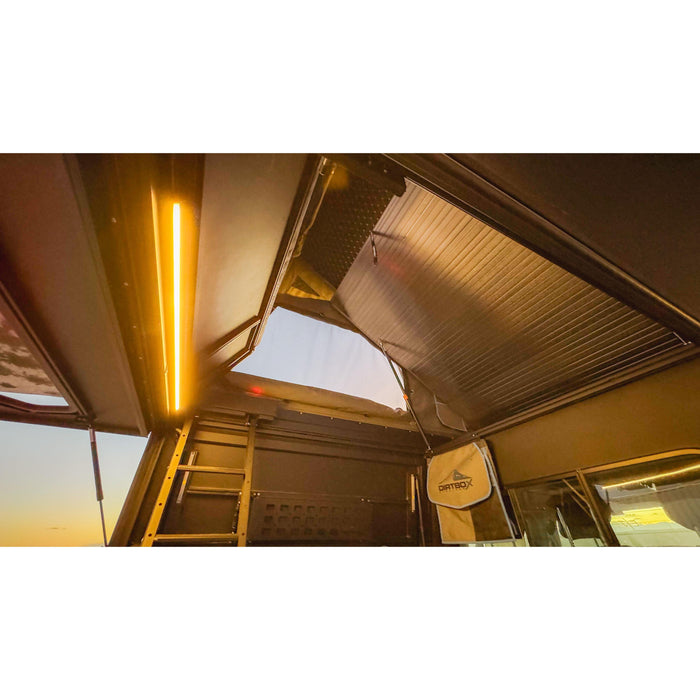 Dirtbox Overland Canopy Camper – Modular Truck Camper Shell / Topper for Mid-Size & Full-Size Trucks (Tacoma, Rivian, Tundra, F-150, Quatermaster, Gladiator, Ram, Silverado)