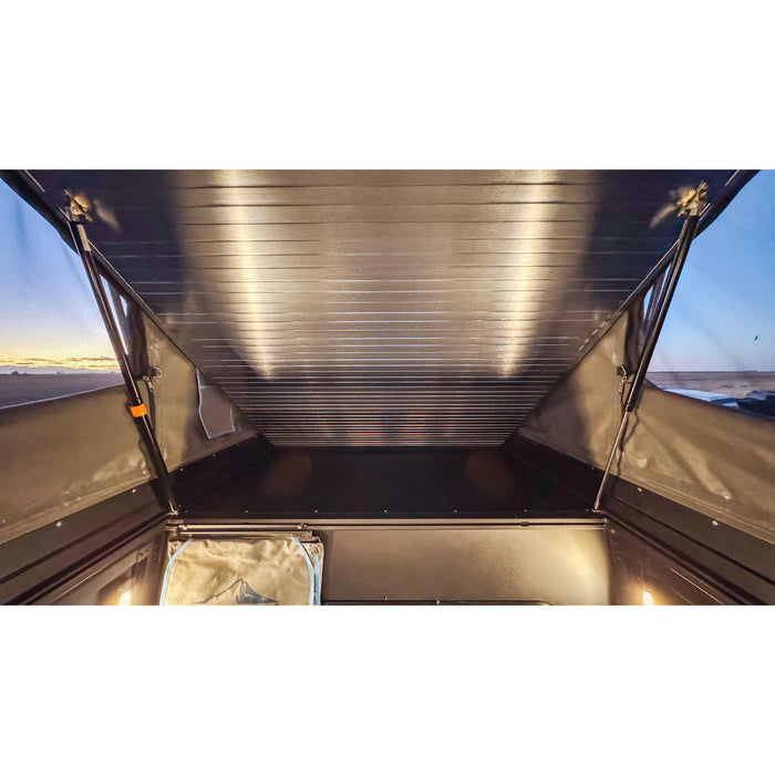 Dirtbox Overland Canopy Camper – Modular Truck Camper Shell / Topper for Mid-Size & Full-Size Trucks (Tacoma, Rivian, Tundra, F-150, Quatermaster, Gladiator, Ram, Silverado)