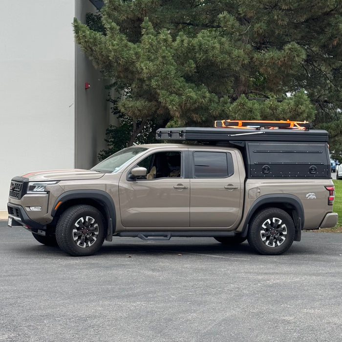 Dirtbox Overland Canopy Camper – Modular Truck Camper Shell / Topper for Mid-Size & Full-Size Trucks (Tacoma, Rivian, Tundra, F-150, Quatermaster, Gladiator, Ram, Silverado)