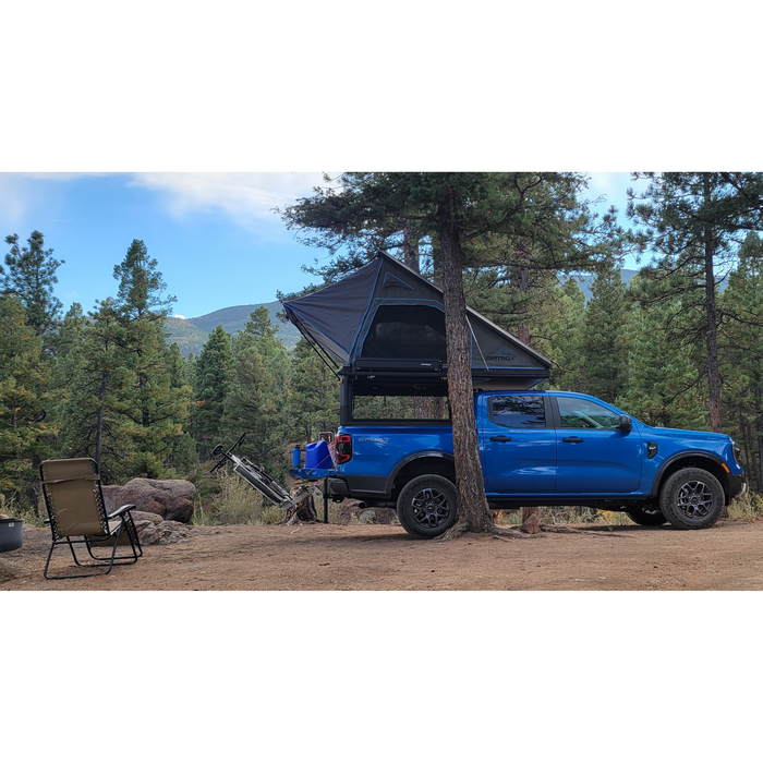 Dirtbox Overland Canopy Camper – Modular Truck Camper Shell / Topper for Mid-Size & Full-Size Trucks (Tacoma, Rivian, Tundra, F-150, Quatermaster, Gladiator, Ram, Silverado)
