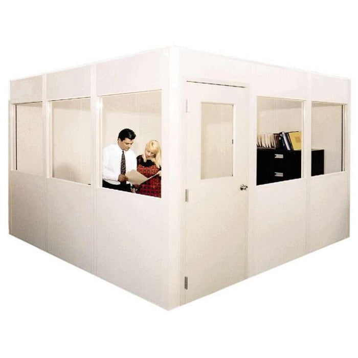 National Partitions Modular In-Plant Office 8x10x9-high
