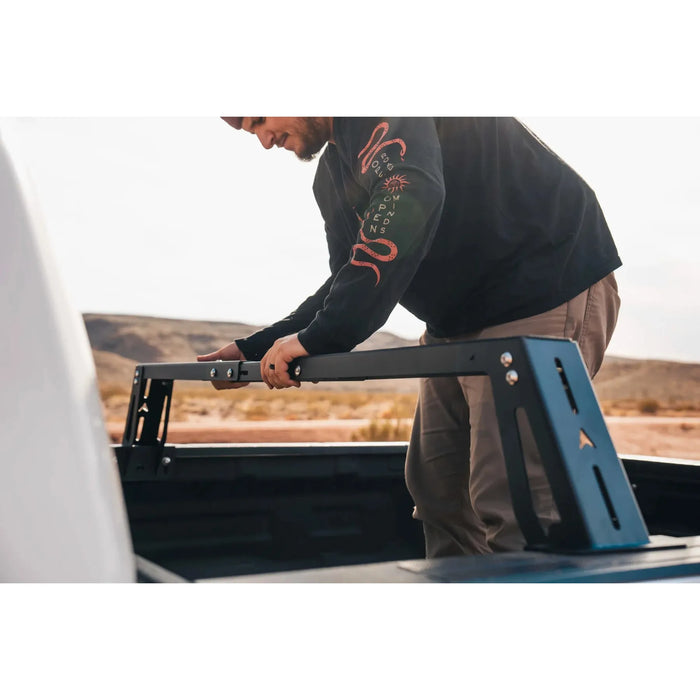 ROAM Adventure Universal Truck Bed Bars Adjustable Aluminum, Black Finish