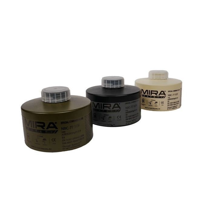 MIRA Safety CBRN Gas Mask Filter NBC-77 SOF 40mm Thread - 20 Year Shelf Life