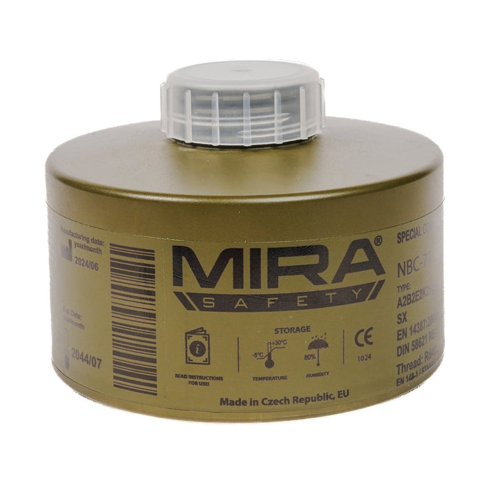 MIRA Safety CBRN Gas Mask Filter NBC-77 SOF 40mm Thread - 20 Year Shelf Life