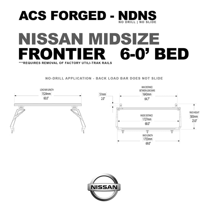 Leitner Designs Active Cargo System - Forged No Drill - Nissan