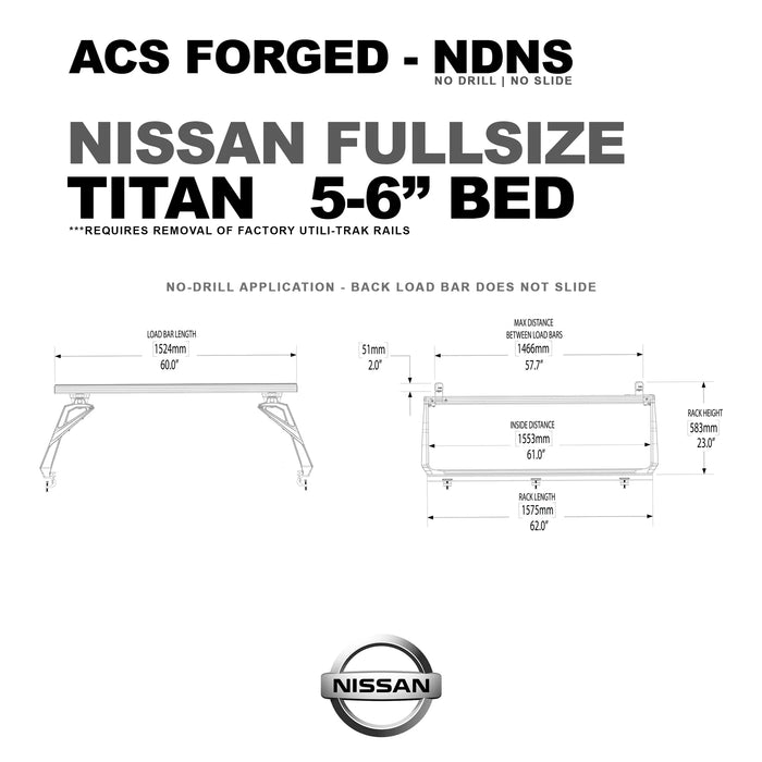 Leitner Designs Active Cargo System - Forged No Drill - Nissan