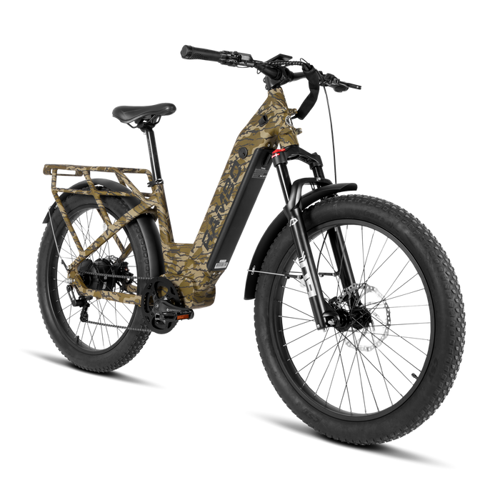 Rambo Bikes Nomad 2.0 1000W Hub Drive Electric Hunting Bike