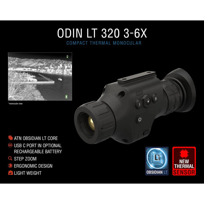 ATN ODIN LT 320 3-6X Thermal Monocular