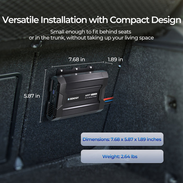 Renogy 40A DC-DC Battery Charger with MPPT