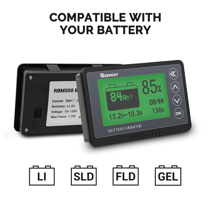 500A Battery Monitor With Shunt