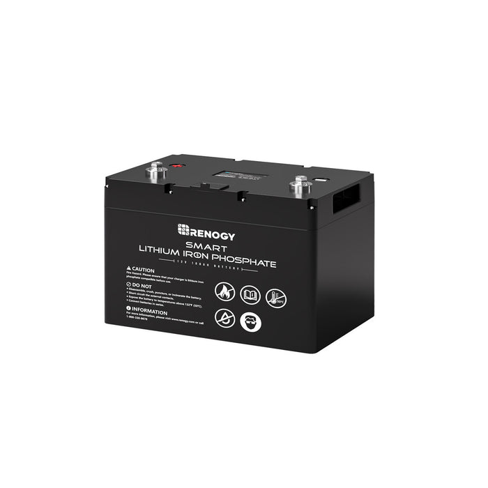 Renogy 12V 100Ah Smart Lithium Iron Phosphate Battery