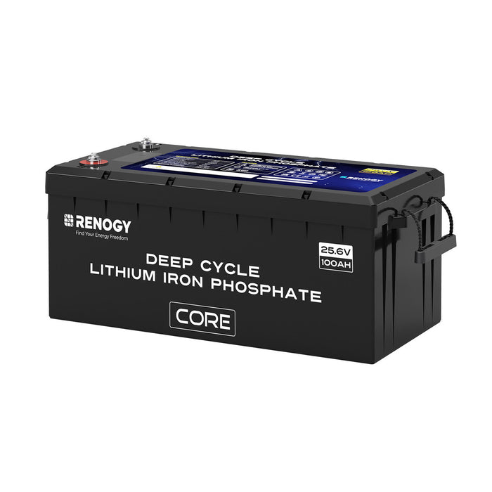 Renogy 24V 100Ah Core Series Deep Cycle Lithium Iron Phosphate Battery