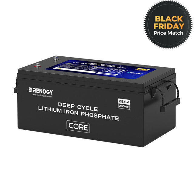 Renogy 24V 200Ah Core Series Deep Cycle Lithium Iron Phosphate Battery