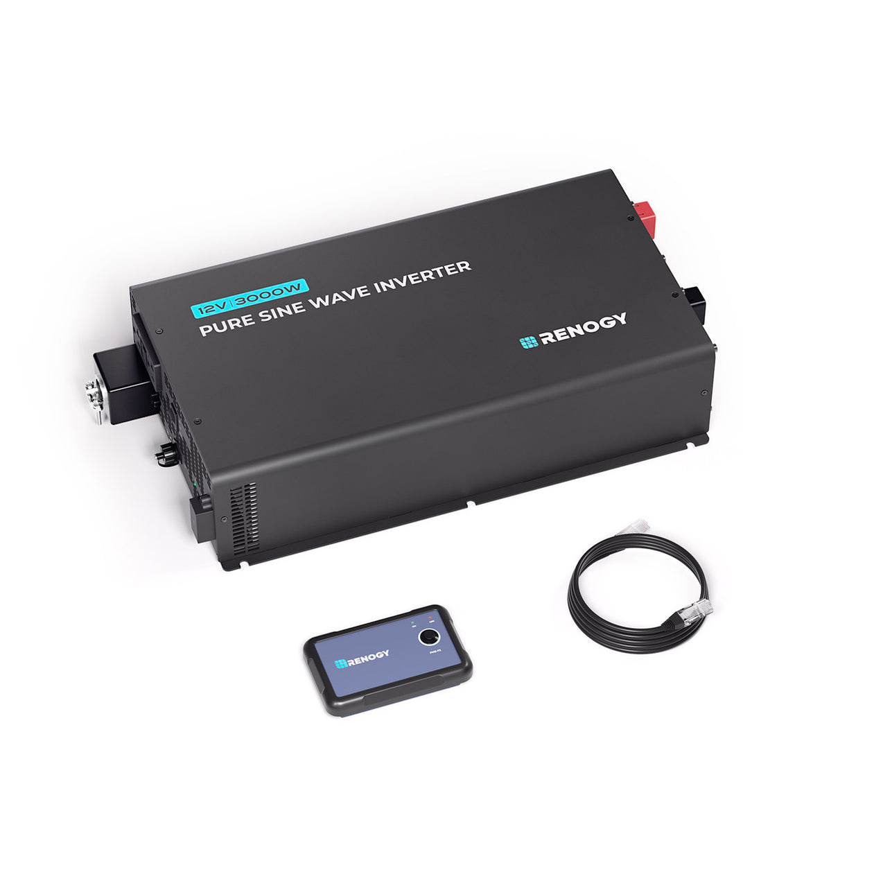 Renogy 3000W 12V Pro Pure Sine Wave Inverter with EcoSleep Mode ...