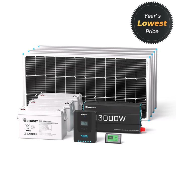 Renogy 400W Complete Kit for Workshop/Shed