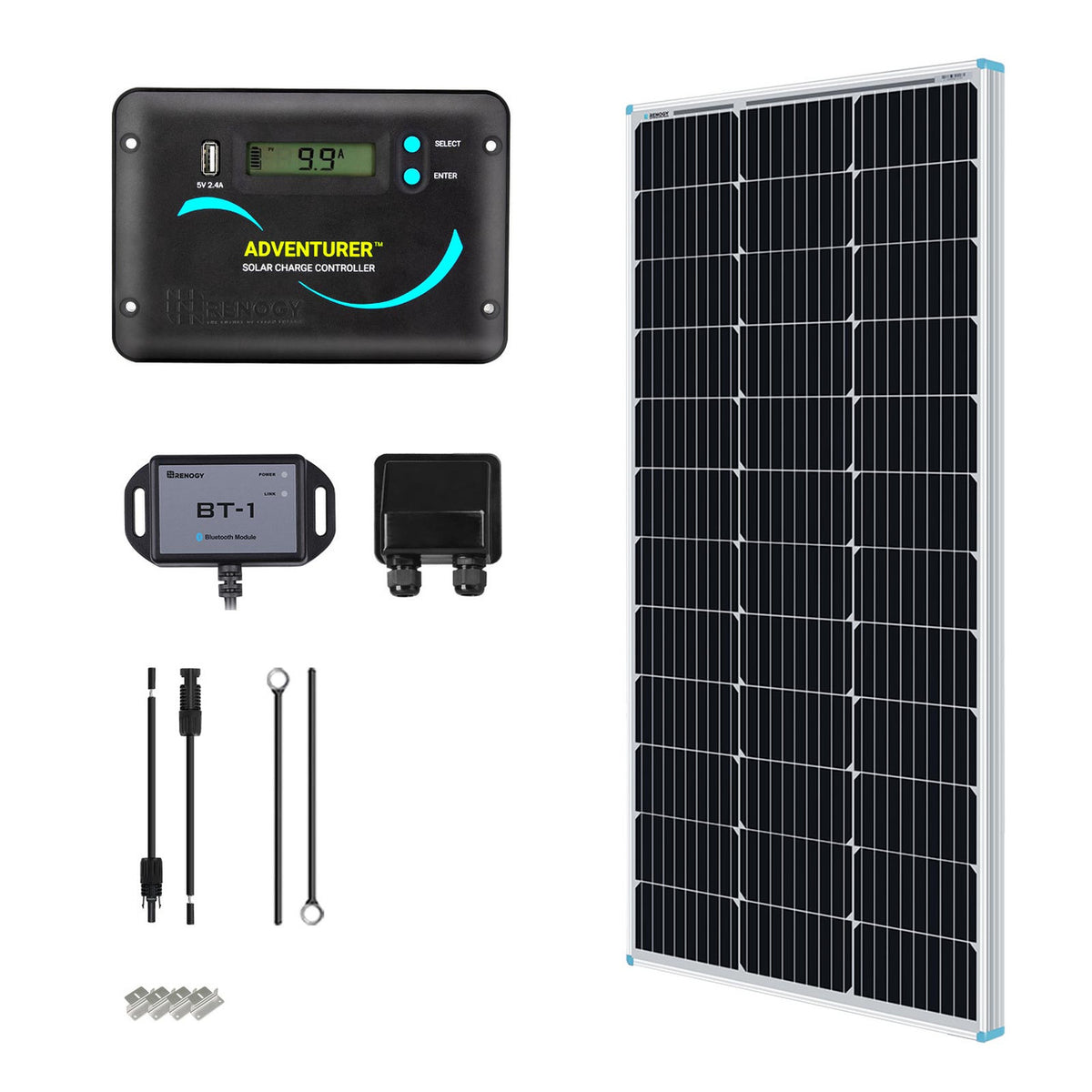 Renogy 100 Watt 12 Volt Solar RV Kit — Ironclad Sentry