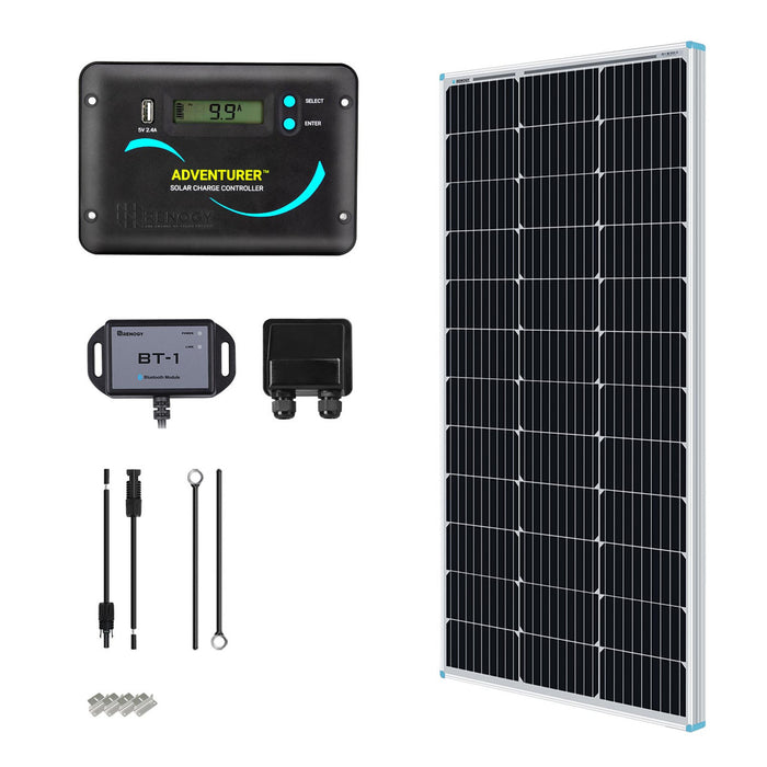 100 Watt 12 Volt Solar RV Kit