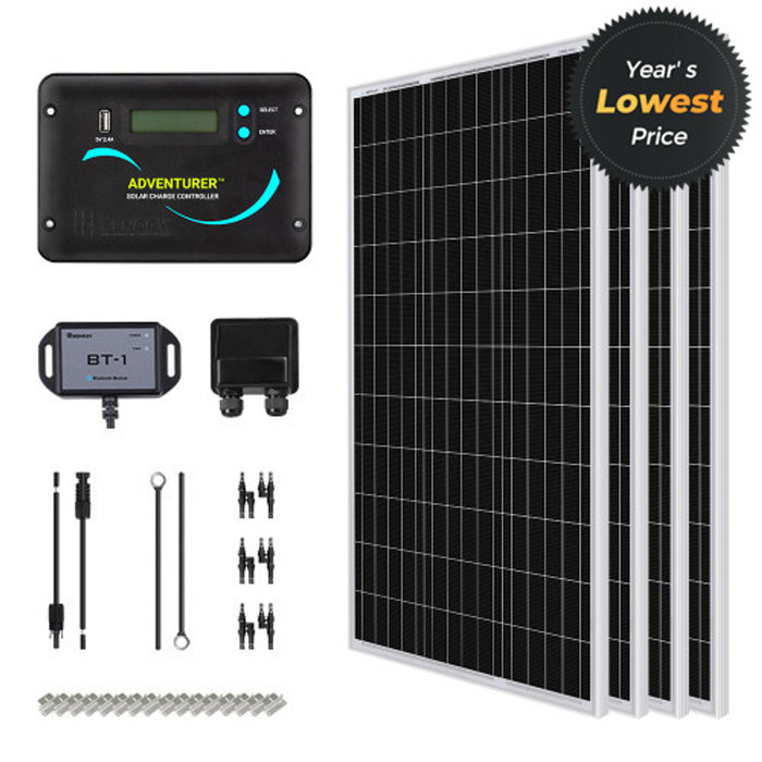 Renogy 400 Watt 12 Volt Solar RV Kit