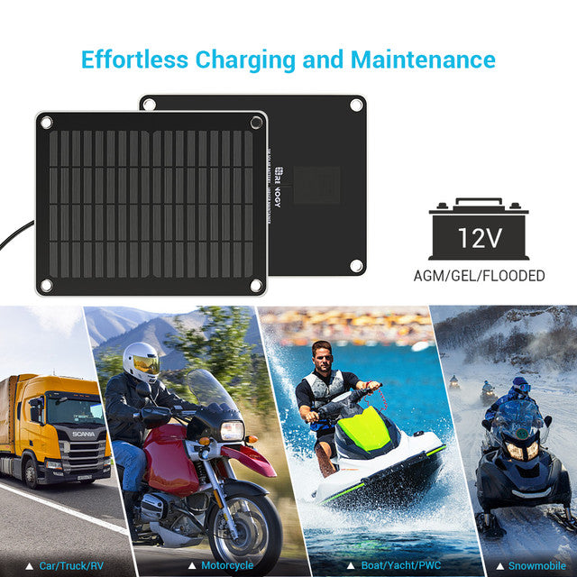 Renogy 5W Solar Battery Charger and Maintainer