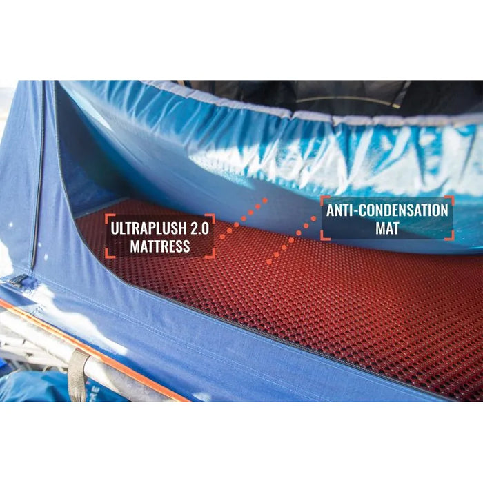 Roam Vagabond Lite Forest Green/Hyper Orange Rooftop Tent (2 Person)